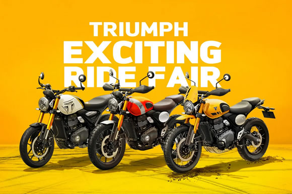 11/1（土）～ 11/30（日） TRIUMPH EXCITING RIDE FAIR 開催!